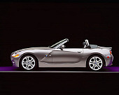 AUT 01 RK0149 06
2003 BMW Z4 3.0i Convertible Gray Profile Studio