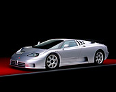AUT 02 RK0064 07
1994 Bugatti EB110 SS Silver 3/4 Front View Studio