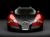 AUT 02 RK0129 01
2008 Bugatti Veyron 16.4 Grand Sport Roadster Red And Black Front View Studio