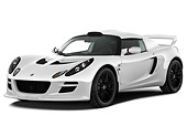 AUT 04 IZ0020 01
2009 Lotus Exige S White 3/4 Front View On White Seamless