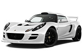 AUT 04 IZ0021 01
2009 Lotus Exige S White 3/4 Front View On White Seamless