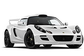 AUT 04 IZ0022 01
2009 Lotus Exige S White 3/4 Front View On White Seamless
