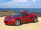 AUT 04 RK0166 01
2009 Lotus Elise SC Red 3/4 Front View By Ocean