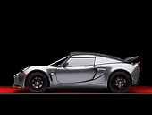 AUT 04 RK0155 01
2008 Lotus Exige S 240 Gray Profile View Studio