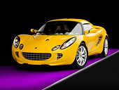 AUT 04 RK0161 01
2008 Lotus Elise California Yellow 3/4 Front View Studio