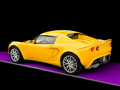 AUT 04 RK0162 01
2008 Lotus Elise California Yellow 3/4 Rear View Studio