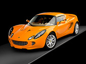 AUT 04 RK0164 01
2008 Lotus Elise California Orange 3/4 Front View Studio