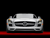 AUT 05 RK0636 01
2011 Mercedes-Benz SLS AMG Silver Head On View In Studio
