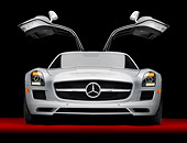 AUT 05 RK0640 01
2011 Mercedes-Benz SLS AMG Silver Head On View In Studio