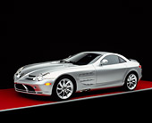 AUT 05 RK0433 07
2005 Mercedes-Benz SLR McLaren Silver 3/4 Front View Studio
