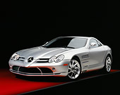 AUT 05 RK0437 02
2005 Mercedes-Benz SLR McLaren Silver 3/4 Front View Studio