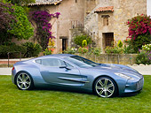 AUT 06 RK0130 01
2010 Aston Martin One-77 Gray 3/4 Front View On Grass