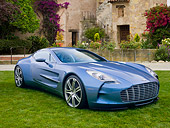 AUT 06 RK0131 01
2010 Aston Martin One-77 Gray 3/4 Front View On Grass