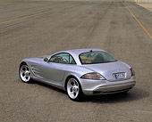 AUT 09 RK0265 01
Mercedes-Benz Vision SLR Silver Overhead 3/4 Rear View On Pavement