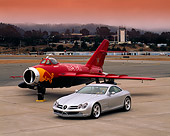 AUT 09 RK0272 05
Mercedes-Benz Vision SLR Silver 3/4 Front View By Jet Airplane Filtered