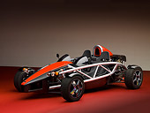 AUT 09 RK0913 01
Wrightspeed X1 Prototype Red And Black 3/4 Front View On Red Floor Studio