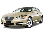 AUT 12 IZ0010 01
2009 Jaguar XF Premium Luxury Champagne 3/4 Front View Studio