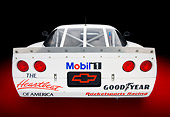 AUT 13 RK0302 01
1988 Chevrolet Corvette Mobil 1 Race Car White Rear View Studio