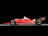 AUT 13 RK0317 01
1979 Ferrari 312 T4 F1 Race Car Red Profile View Studio