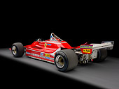 AUT 13 RK0319 01
1979 Ferrari 312 T4 F1 Race Car Red 3/4 Rear View Studio