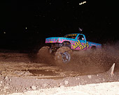 AUT 14 RK0832 18
Wild Thing Monster Truck Driving Through Mud At Night