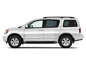 AUT 15 IZ0772 01
2010 Nissan Armada SE White Profile View Studio
