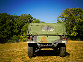 AUT 15 RK1060 01
1982 Hummer M998 National Guard Low Rear View On Grass