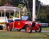 AUT 16 RK0122 03
1928 Dodge Fire Chief Car 3/4 Front View On Grass