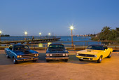 AUT 22 RK3091 01
1967 Plymouth Hemi GTX Dark Green, 1968 Chevrolet Chevelle SS 396 Yellow And 1970 Plymouth Road Runner Hemi Blue With Black Stripe