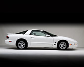 AUT 25 RK0155 11
1998 Pontiac Firebird White Profile View On White Seamless Studio
