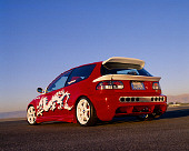 AUT 25 RK1322 02
1994 Honda Civic Hatch Back Red With White Graphics
