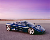 AUT 28 RK0105 03
1993 McLaren F1 XP4 Blue 3/4 Front View On Pavement