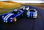 AUT 29 RK0340 01
Three Dodge Vipers In Motion On Race Track