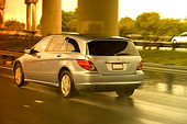 AUT 29 RK1168 01
2006 Mercedes Benz Silver Rear 3/4 View On Road In Motion