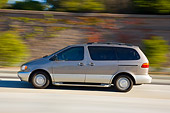 AUT 29 RK1432 01
2003 Toyota Sienna Minivan Brown Profile View Driving On Highway
