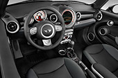 AUT 30 IZ1202 01
2010 Mini Cooper Convertible Blue Interior Detail Studio