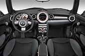 AUT 30 IZ1203 01
2010 Mini Cooper Convertible Blue Interior Detail Studio