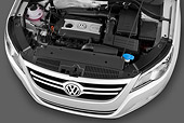 AUT 30 IZ1224 01
2010 VW Tiguan Wolfsburg White Engine Detail Studio