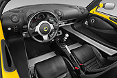AUT 30 IZ1235 01
2009 Lotus Elise SC Yellow Interior Detail In Studio