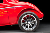 AUT 30 RK4822 01
1933 Ford Hi-Boy Coupe Hot Rod Red Rear Wheel Detail Studio