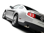 AUT 30 RK5164 01
2011 Ford Mustang V6 Silver With Black Stripe Rear Detail Studio