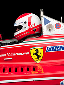 AUT 30 RK5181 01
1979 Ferrari 312 T4 F1 Race Car Red Close-Up Detail With Rider Studio