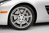 AUT 30 RK5248 01
2011 Mercedes-Benz SLS AMG Silver Front Wheel Detail In Studio