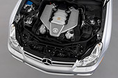AUT 30 IZ0628 01
2009 Mercedes-Benz CLS 63 AMG Coupe Silver Engine Detail Studio