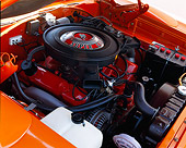 AUT 30 RK1171 03
1970 Plymouth Superbird Orange Detail Engine Shot