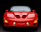 AUT 33 RK0147 01
2000 Pontiac Firebird Trans Am WS6 Convertible Red Head On Shot Studio
