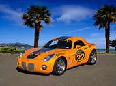 AUT 40 RK0246 01
2005 Pontiac Solstice Orange 3/4 Front View On Pavement