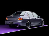 AUT 40 RK0262 01
2005 Mitsubishi Evolution VIII MR Edition Gray 3/4 Rear View Studio