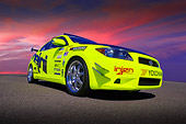 AUT 41 RK0509 01
2006 Toyota Scion TC Yellow Low 3/4 Front View On Pavement