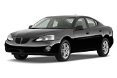 AUT 42 IZ0001 01
2008 Pontiac Grand Prix Black 3/4 Front View Studio